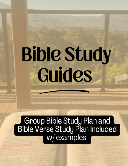 Bible Study Guides